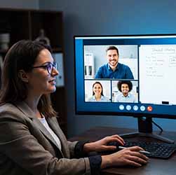 R54Media consultant helping a business owner build a CRM automation system for growth organization and profit