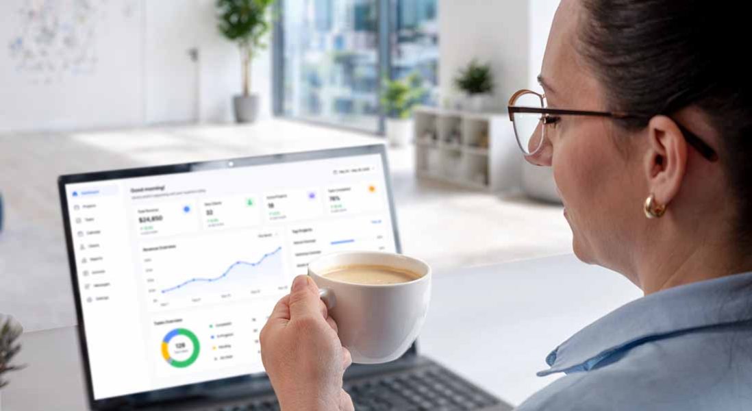 AI CRM automation helping a business capture leads organize follow ups and increase profit.