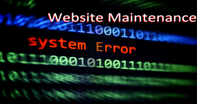Website Maintenance