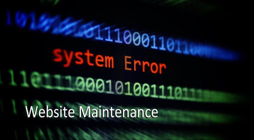 Website Maintenance Header
