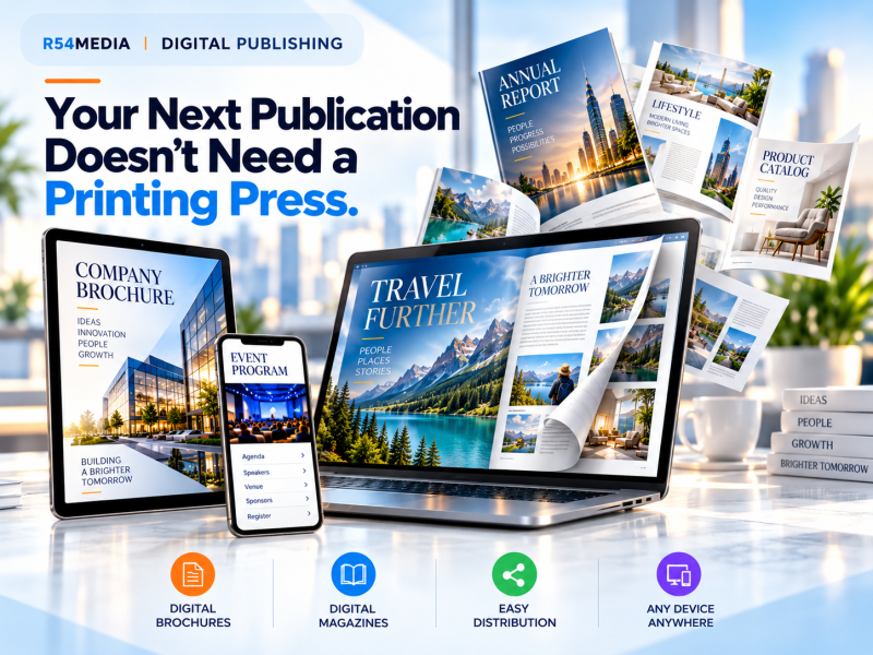 Your next publication doesn't need a printing press.